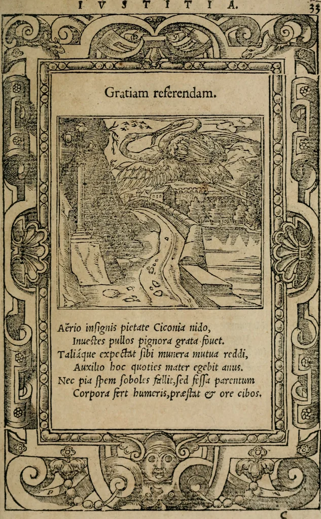 An illustration from Emblemata Andreae Alciati ..., 1548, leaf 36