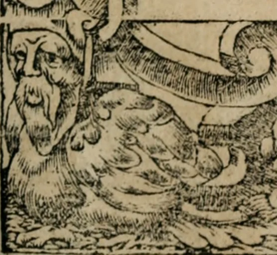 An illustration from Emblemata Andreae Alciati ..., 1548, leaf 38