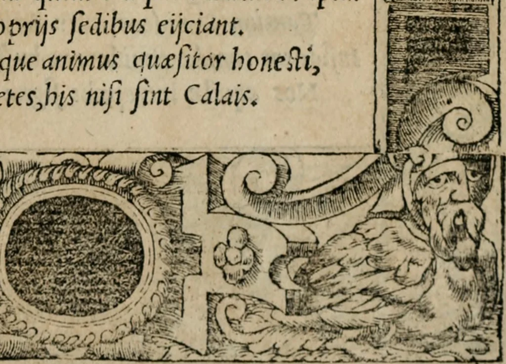 An illustration from Emblemata Andreae Alciati ..., 1548, leaf 38