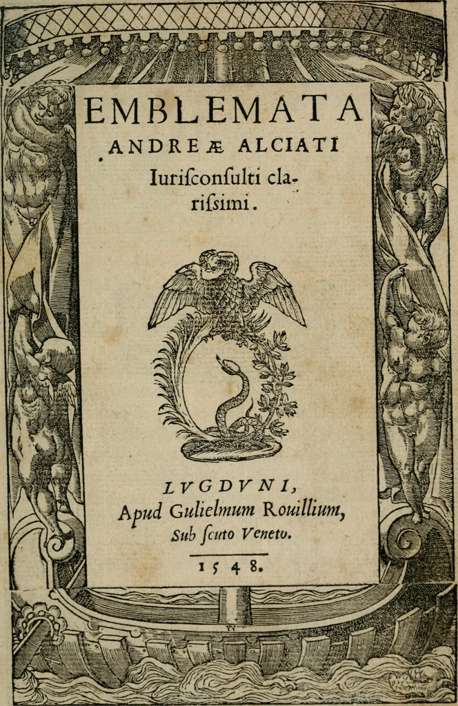 An illustration from Emblemata Andreae Alciati ..., 1548, leaf 4