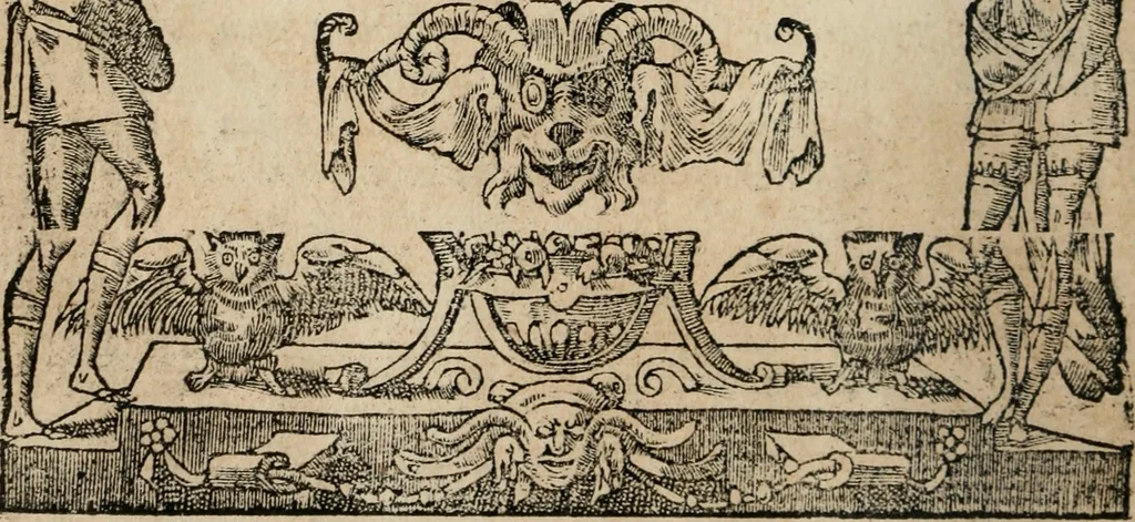 An illustration from Emblemata Andreae Alciati ..., 1548, leaf 51
