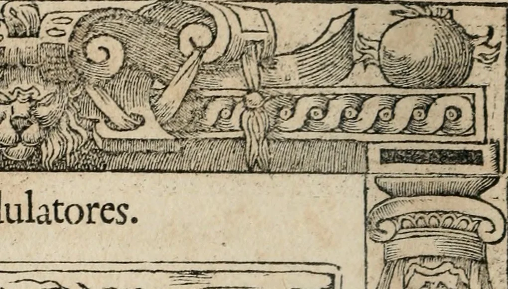 An illustration from Emblemata Andreae Alciati ..., 1548, leaf 55