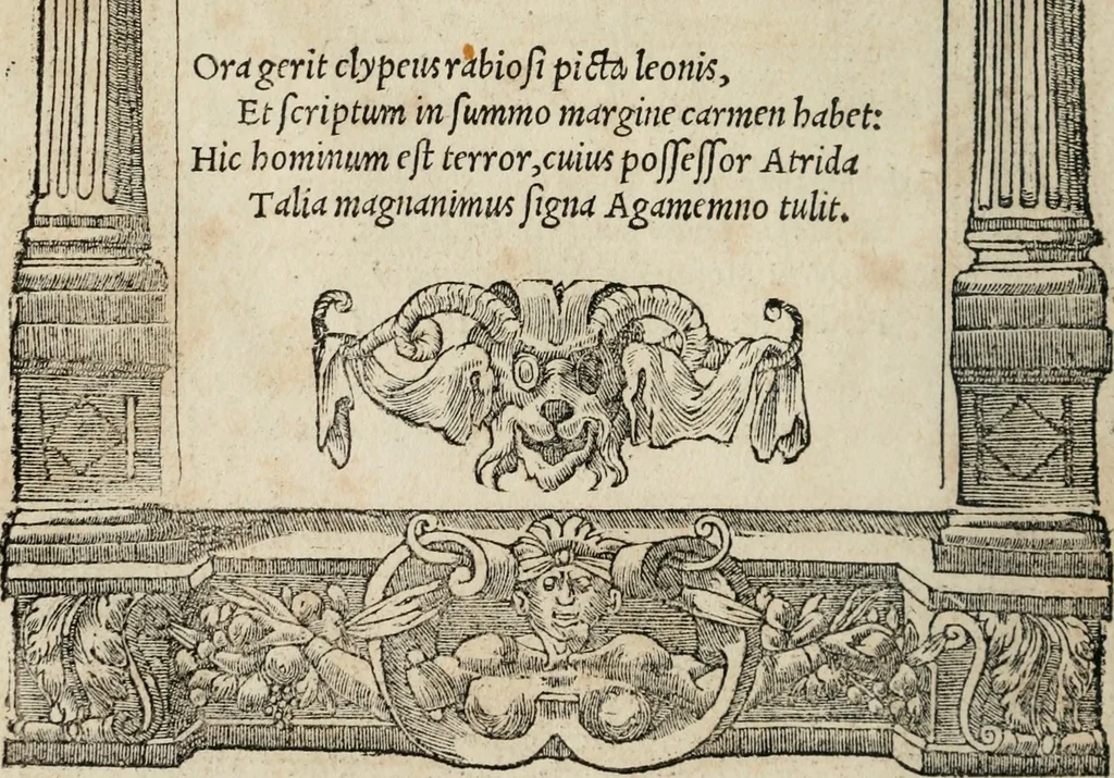 An illustration from Emblemata Andreae Alciati ..., 1548, leaf 57