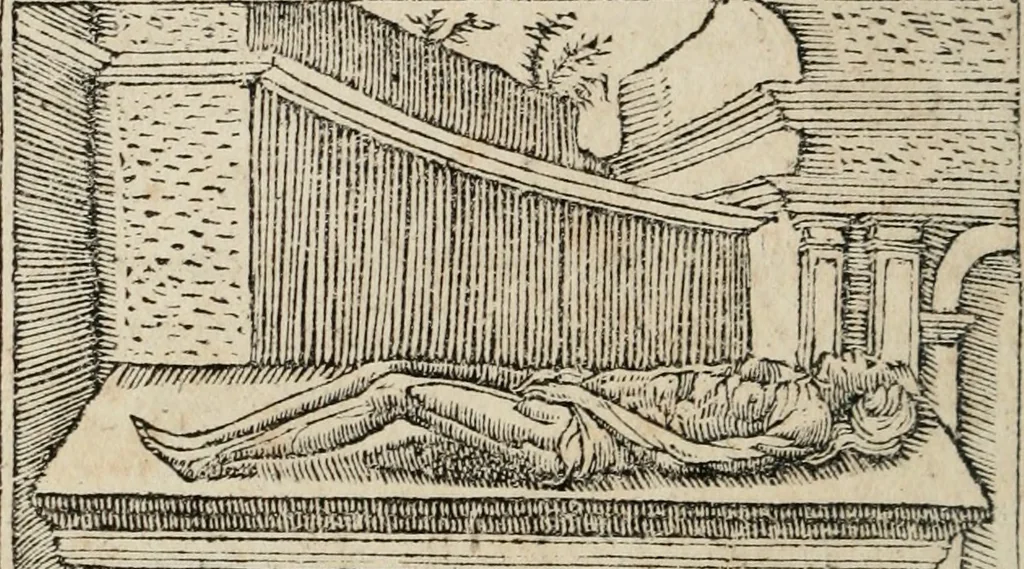 An illustration from Emblemata Andreae Alciati ..., 1548, leaf 65