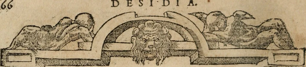 An illustration from Emblemata Andreae Alciati ..., 1548, leaf 69