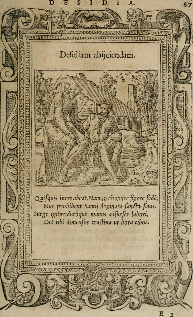 An illustration from Emblemata Andreae Alciati ..., 1548, leaf 70