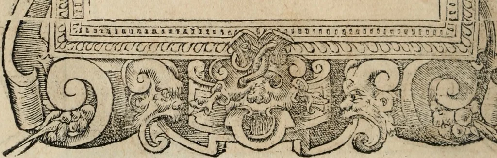 An illustration from Emblemata Andreae Alciati ..., 1548, leaf 71
