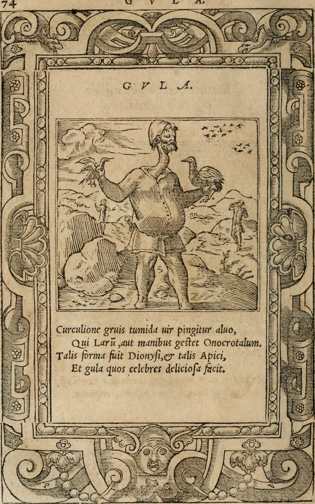 An illustration from Emblemata Andreae Alciati ..., 1548, leaf 77