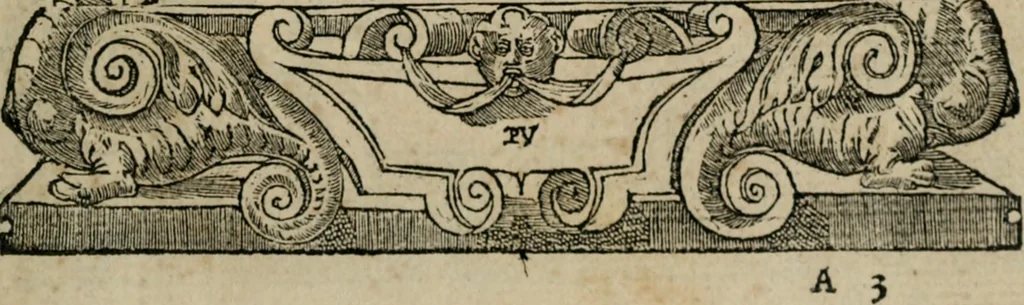 An illustration from Emblemata Andreae Alciati ..., 1548, leaf 8