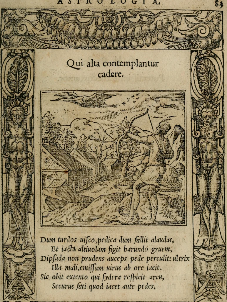 An illustration from Emblemata Andreae Alciati ..., 1548, leaf 86