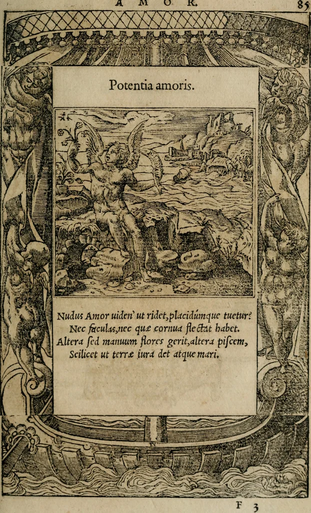 An illustration from Emblemata Andreae Alciati ..., 1548, leaf 88
