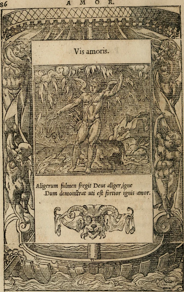 An illustration from Emblemata Andreae Alciati ..., 1548, leaf 89