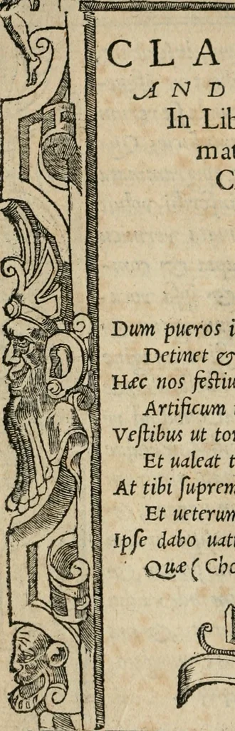 An illustration from Emblemata Andreae Alciati ..., 1548, leaf 9