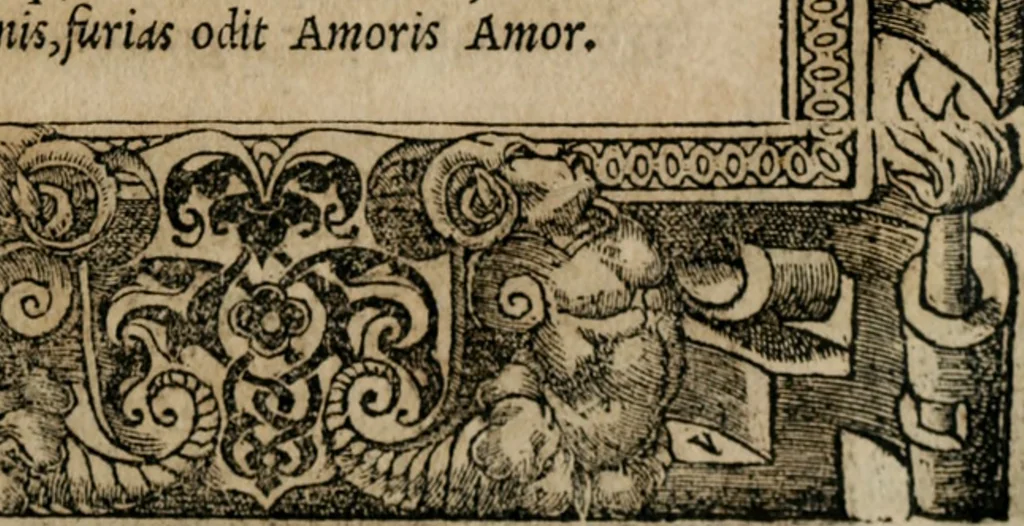 An illustration from Emblemata Andreae Alciati ..., 1548, leaf 92