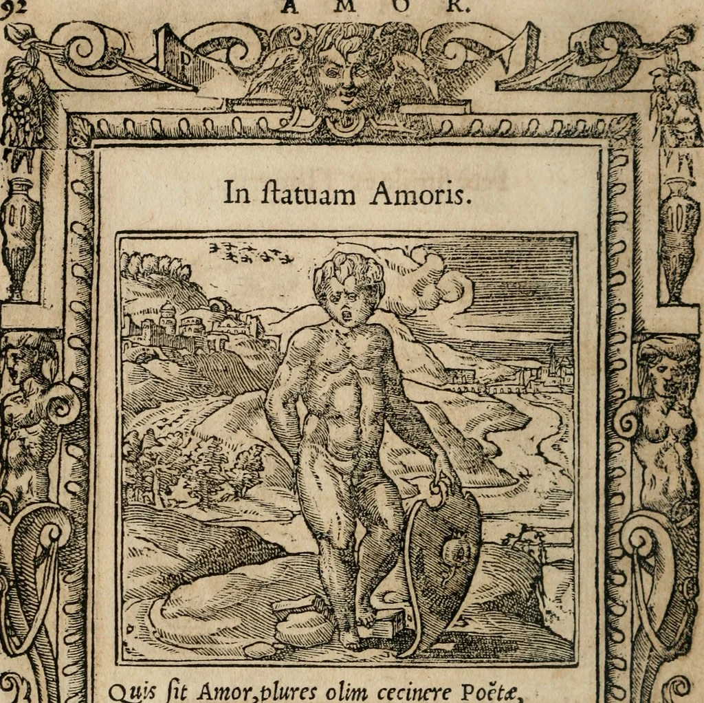 An illustration from Emblemata Andreae Alciati ..., 1548, leaf 95