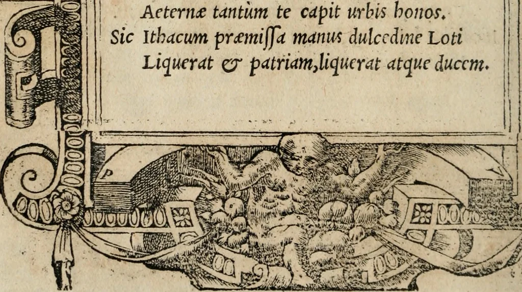An illustration from Emblemata Andreae Alciati ..., 1548, leaf 97