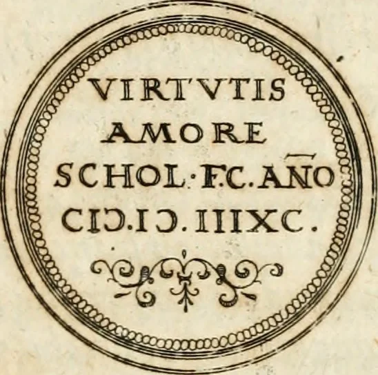 An illustration from Emblemata anniversaria Academiae Altorfinae : stvdiorvm ivventvtis exercitandorvm cavsa proposita et variorvm orationibvs exposita, 1597, leaf 102