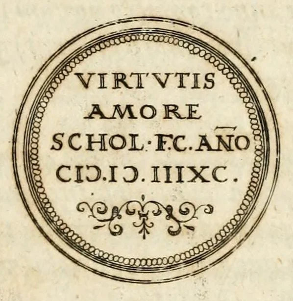 An illustration from Emblemata anniversaria Academiae Altorfinae : stvdiorvm ivventvtis exercitandorvm cavsa proposita et variorvm orationibvs exposita, 1597, leaf 103