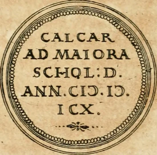 An illustration from Emblemata anniversaria Academiae Altorfinae : stvdiorvm ivventvtis exercitandorvm cavsa proposita et variorvm orationibvs exposita, 1597, leaf 143