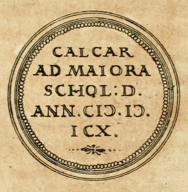 An illustration from Emblemata anniversaria Academiae Altorfinae : stvdiorvm ivventvtis exercitandorvm cavsa proposita et variorvm orationibvs exposita, 1597, leaf 144