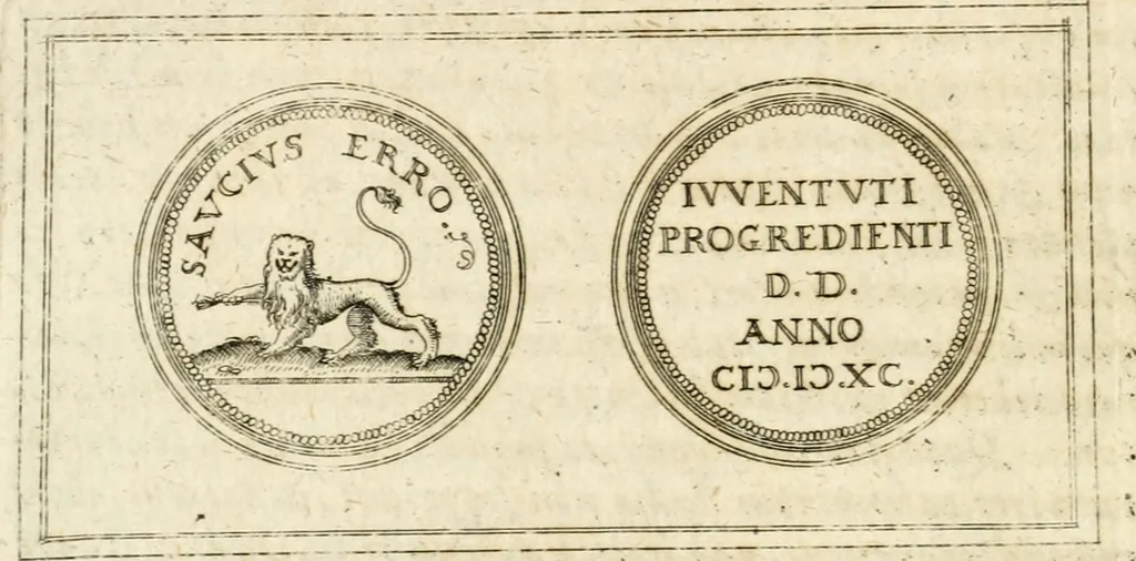 An illustration from Emblemata anniversaria Academiae Altorfinae : stvdiorvm ivventvtis exercitandorvm cavsa proposita et variorvm orationibvs exposita, 1597, leaf 169