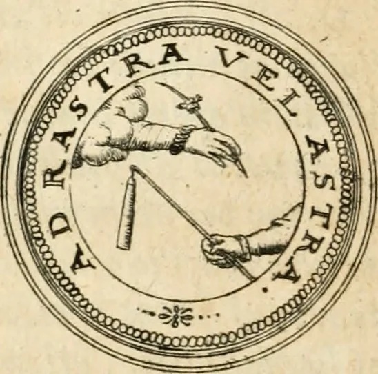 An illustration from Emblemata anniversaria Academiae Altorfinae : stvdiorvm ivventvtis exercitandorvm cavsa proposita et variorvm orationibvs exposita, 1597, leaf 201