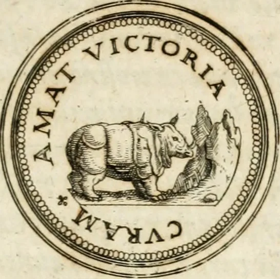 An illustration from Emblemata anniversaria Academiae Altorfinae : stvdiorvm ivventvtis exercitandorvm cavsa proposita et variorvm orationibvs exposita, 1597, leaf 22