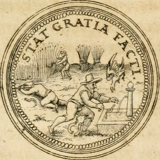 An illustration from Emblemata anniversaria Academiae Altorfinae : stvdiorvm ivventvtis exercitandorvm cavsa proposita et variorvm orationibvs exposita, 1597, leaf 252