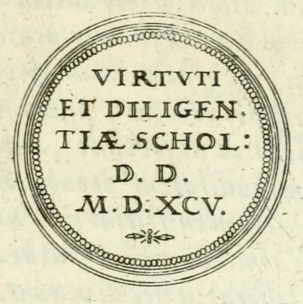 An illustration from Emblemata anniversaria Academiae Altorfinae : stvdiorvm ivventvtis exercitandorvm cavsa proposita et variorvm orationibvs exposita, 1597, leaf 265