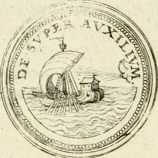 An illustration from Emblemata anniversaria Academiae Altorfinae : stvdiorvm ivventvtis exercitandorvm cavsa proposita et variorvm orationibvs exposita, 1597, leaf 277