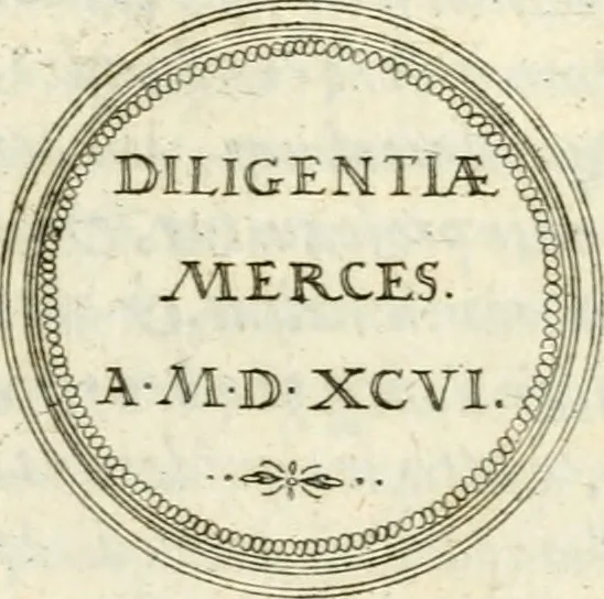 An illustration from Emblemata anniversaria Academiae Altorfinae : stvdiorvm ivventvtis exercitandorvm cavsa proposita et variorvm orationibvs exposita, 1597, leaf 288