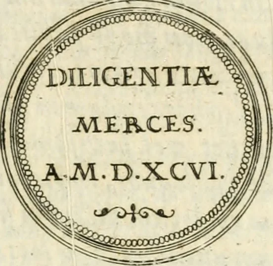An illustration from Emblemata anniversaria Academiae Altorfinae : stvdiorvm ivventvtis exercitandorvm cavsa proposita et variorvm orationibvs exposita, 1597, leaf 296