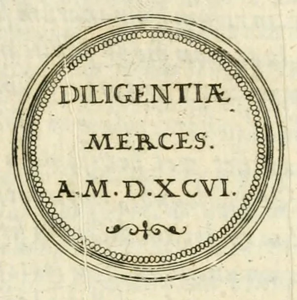 An illustration from Emblemata anniversaria Academiae Altorfinae : stvdiorvm ivventvtis exercitandorvm cavsa proposita et variorvm orationibvs exposita, 1597, leaf 297
