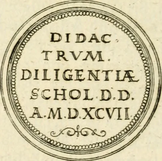 An illustration from Emblemata anniversaria Academiae Altorfinae : stvdiorvm ivventvtis exercitandorvm cavsa proposita et variorvm orationibvs exposita, 1597, leaf 307