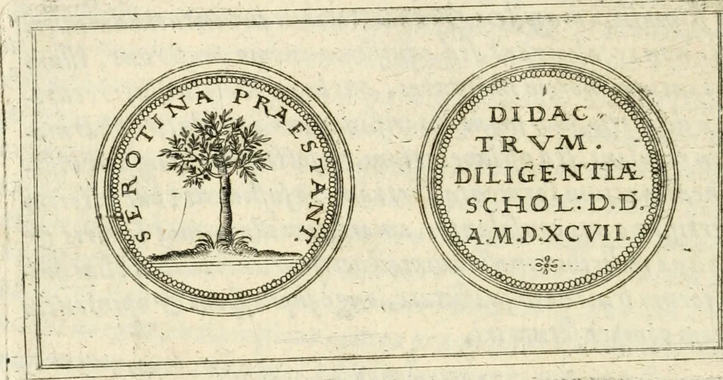 An illustration from Emblemata anniversaria Academiae Altorfinae : stvdiorvm ivventvtis exercitandorvm cavsa proposita et variorvm orationibvs exposita, 1597, leaf 319