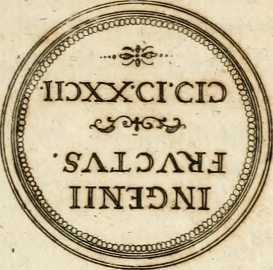 An illustration from Emblemata anniversaria Academiae Altorfinae : stvdiorvm ivventvtis exercitandorvm cavsa proposita et variorvm orationibvs exposita, 1597, leaf 32