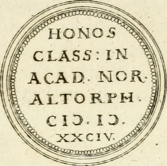 An illustration from Emblemata anniversaria Academiae Altorfinae : stvdiorvm ivventvtis exercitandorvm cavsa proposita et variorvm orationibvs exposita, 1597, leaf 66