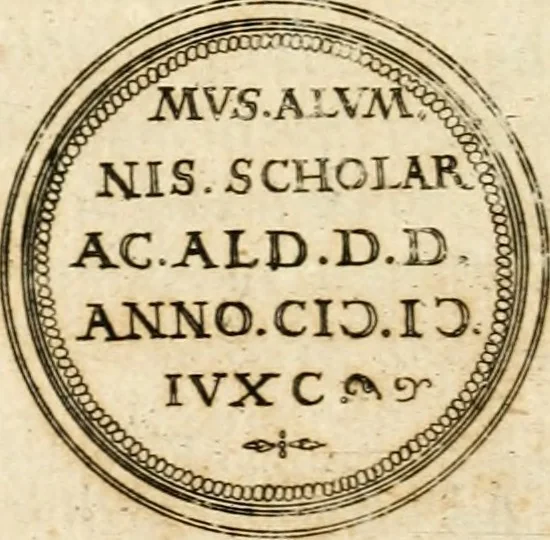 An illustration from Emblemata anniversaria Academiae Altorfinae : stvdiorvm ivventvtis exercitandorvm cavsa proposita et variorvm orationibvs exposita, 1597, leaf 95
