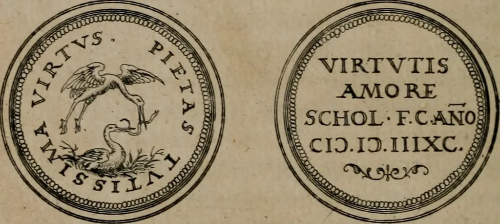 An illustration from Emblemata anniversaria Academiae Altorfinae : studiorum iuventutis exercitandorum causa proposita et variorum orationibus exposita, 1597, leaf 105