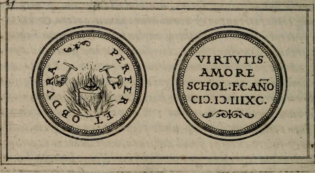 An illustration from Emblemata anniversaria Academiae Altorfinae : studiorum iuventutis exercitandorum causa proposita et variorum orationibus exposita, 1597, leaf 113