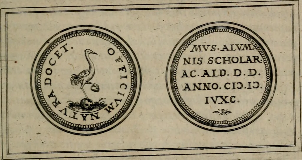 An illustration from Emblemata anniversaria Academiae Altorfinae : studiorum iuventutis exercitandorum causa proposita et variorum orationibus exposita, 1597, leaf 88