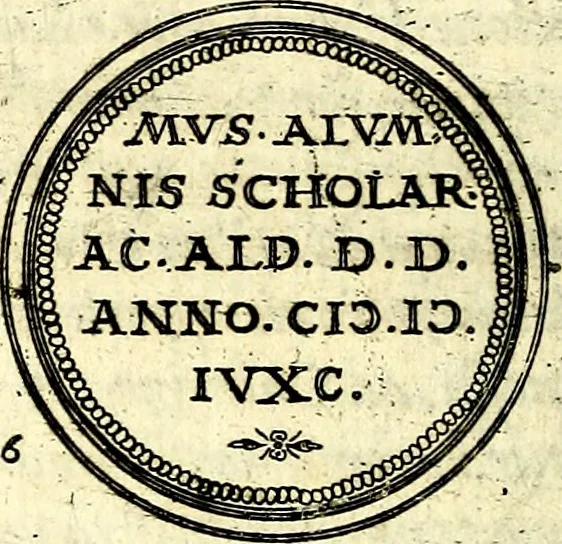 An illustration from Emblemata anniversaria Academiae Noribergensis, qvae est Altorffii: stvdiorum juventutis exercitandorum caussâ inde ab ann. Christi CD D LXXVII usq; ad annum CD D CXVI proposita; oratiunculis eruditis & nervosis in panegyribus academicis explicata, 1617, leaf 135