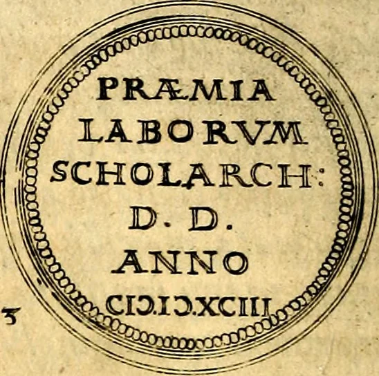 An illustration from Emblemata anniversaria Academiae Noribergensis, qvae est Altorffii: stvdiorum juventutis exercitandorum caussâ inde ab ann. Christi CD D LXXVII usq; ad annum CD D CXVI proposita; oratiunculis eruditis & nervosis in panegyribus academicis explicata, 1617, leaf 239