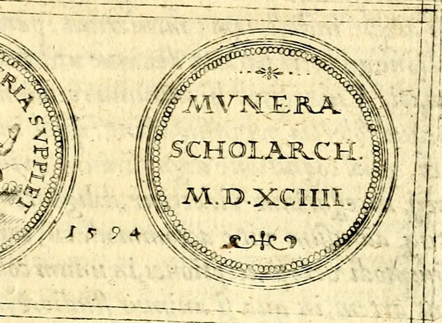 An illustration from Emblemata anniversaria Academiae Noribergensis, qvae est Altorffii: stvdiorum juventutis exercitandorum caussâ inde ab ann. Christi CD D LXXVII usq; ad annum CD D CXVI proposita; oratiunculis eruditis & nervosis in panegyribus academicis explicata, 1617, leaf 258