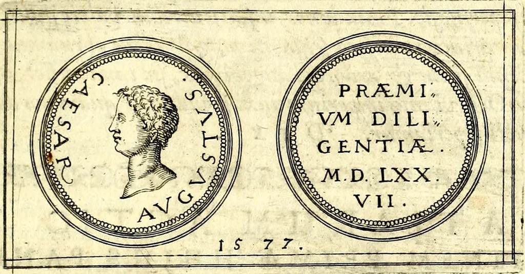 An illustration from Emblemata anniversaria Academiae Noribergensis, qvae est Altorffii: stvdiorum juventutis exercitandorum caussâ inde ab ann. Christi CD D LXXVII usq; ad annum CD D CXVI proposita; oratiunculis eruditis & nervosis in panegyribus academicis explicata, 1617, leaf 26