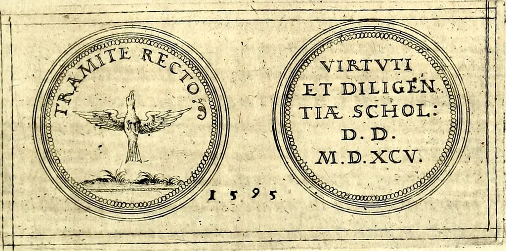 An illustration from Emblemata anniversaria Academiae Noribergensis, qvae est Altorffii: stvdiorum juventutis exercitandorum caussâ inde ab ann. Christi CD D LXXVII usq; ad annum CD D CXVI proposita; oratiunculis eruditis & nervosis in panegyribus academicis explicata, 1617, leaf 278