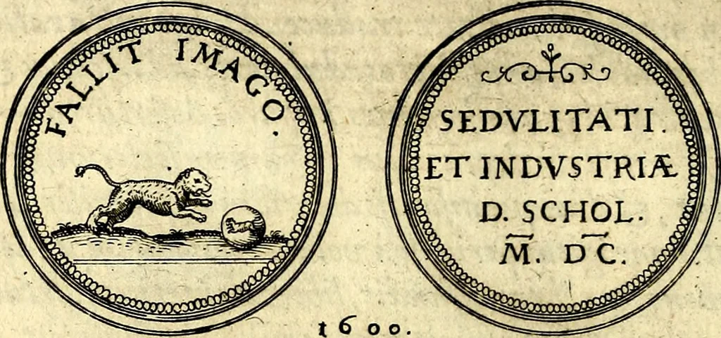 An illustration from Emblemata anniversaria Academiae Noribergensis, qvae est Altorffii: stvdiorum juventutis exercitandorum caussâ inde ab ann. Christi CD D LXXVII usq; ad annum CD D CXVI proposita; oratiunculis eruditis & nervosis in panegyribus academicis explicata, 1617, leaf 339