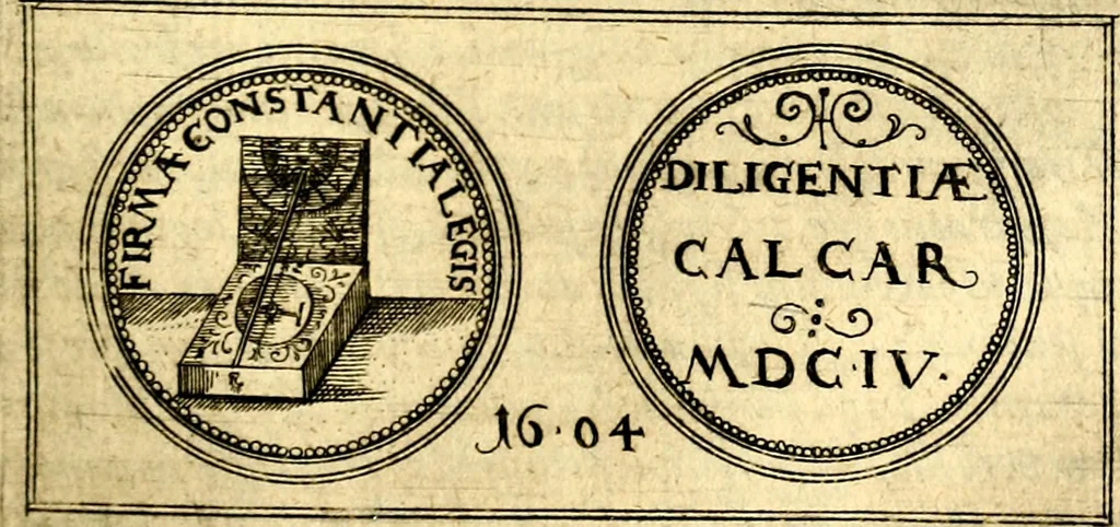 An illustration from Emblemata anniversaria Academiae Noribergensis, qvae est Altorffii: stvdiorum juventutis exercitandorum caussâ inde ab ann. Christi CD D LXXVII usq; ad annum CD D CXVI proposita; oratiunculis eruditis & nervosis in panegyribus academicis explicata, 1617, leaf 392