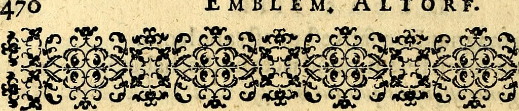 An illustration from Emblemata anniversaria Academiae Noribergensis, qvae est Altorffii: stvdiorum juventutis exercitandorum caussâ inde ab ann. Christi CD D LXXVII usq; ad annum CD D CXVI proposita; oratiunculis eruditis & nervosis in panegyribus academicis explicata, 1617, leaf 481