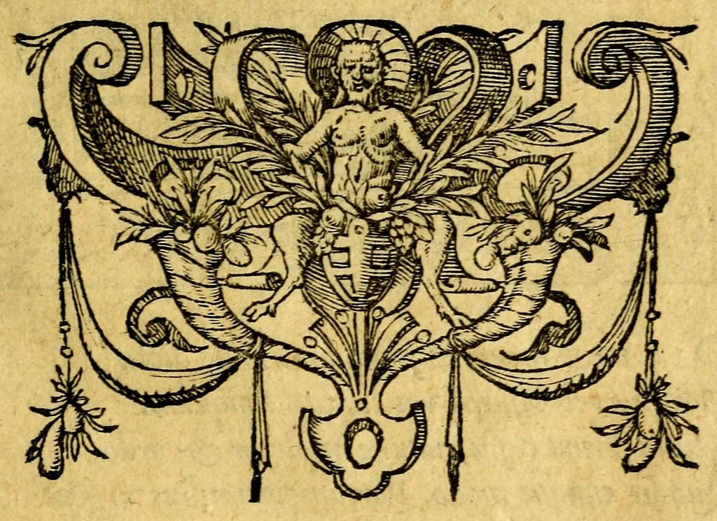 An illustration from Emblemata : cum aliquot nummis antiqui operis, 1564, leaf 125
